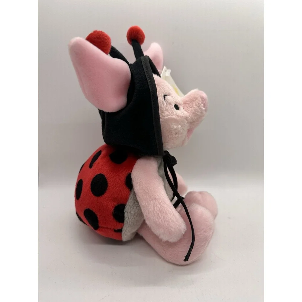 Walt Disney World‎ - 1999 Ladybug Piglet - Bean Bag - With Tag - Vintage - 12
